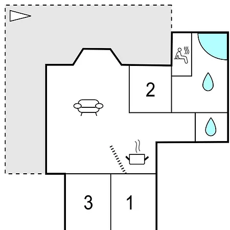 阿尔维德福十三号度假屋 度假居 Bjerregård